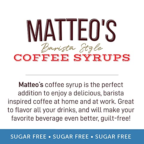 Matteo's Sugar-Free French Vanilla Coffee Syrup - Keto-Friendly