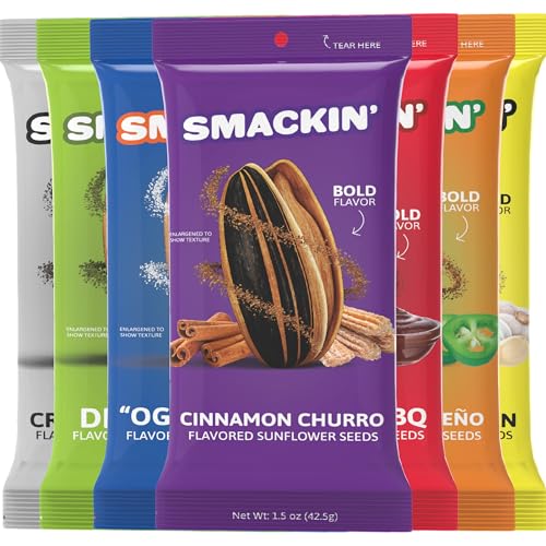 Roasted Jumbo Sunflower Seeds | 7 Flavor Sampler Pack