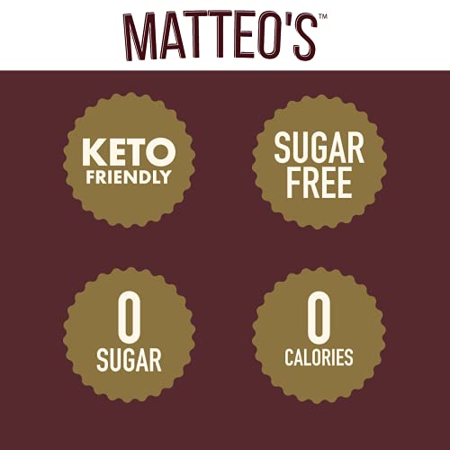Matteo's Sugar-Free French Vanilla Coffee Syrup - Keto-Friendly