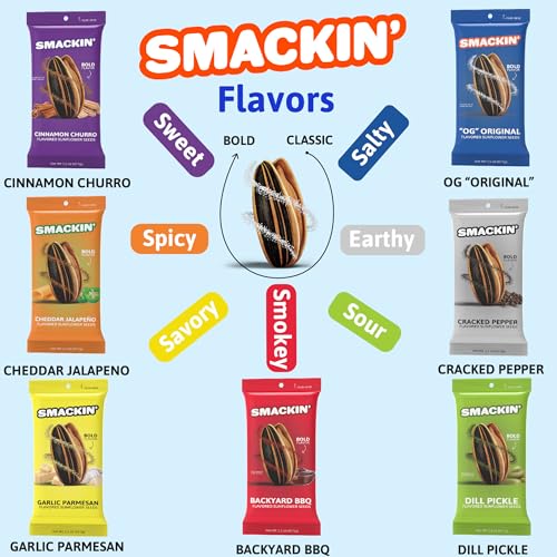 Roasted Jumbo Sunflower Seeds | 7 Flavor Sampler Pack