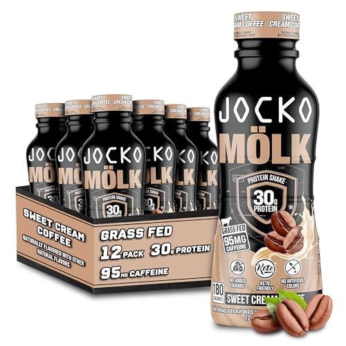 Jocko Mölk Protein Shakes, Naturally Flavored, KETO Friendly