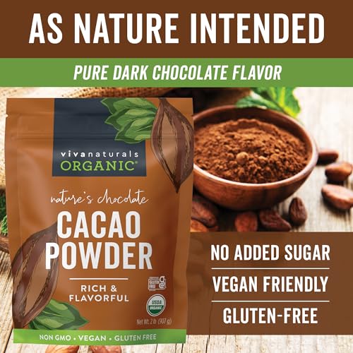 Organic Cacao Powder for Keto Baking & Smoothies