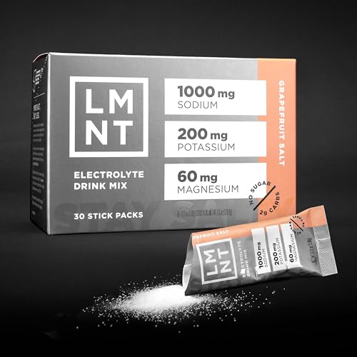 Keto Electrolyte Drink Mix | Paleo Hydration | Grapefruit Flavor | 30 Sticks