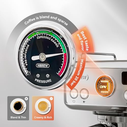 H10A Programmable Espresso Machine with 20-Bar Extraction Pressure