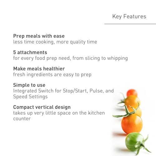 Panasonic Electric Food Processor with Keto-Friendly Attachments