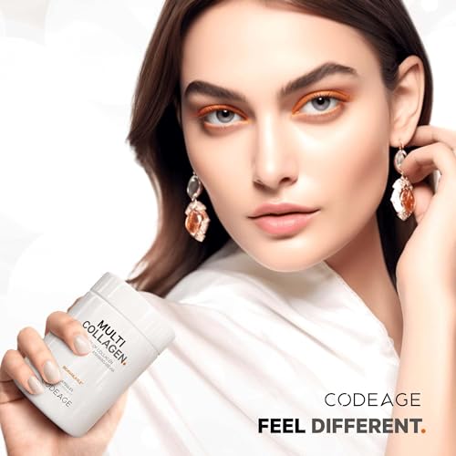 Codeage Multi Collagen Peptides Capsules with Ashwagandha, 90 Count