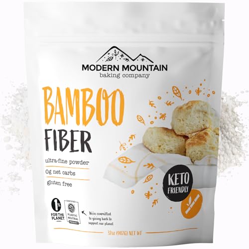 2 lb Keto-Friendly Bamboo Fiber Flour Improves Baking Texture