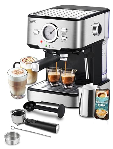 Gevi Espresso Machine with Milk Frother for Keto Diets