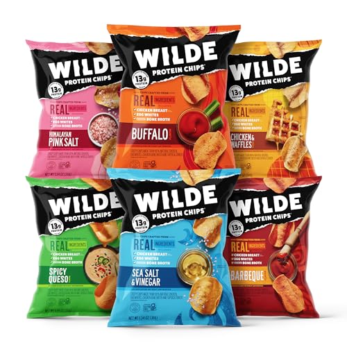 WILDE Protein Chips Variety Pack - Real Keto Snacks