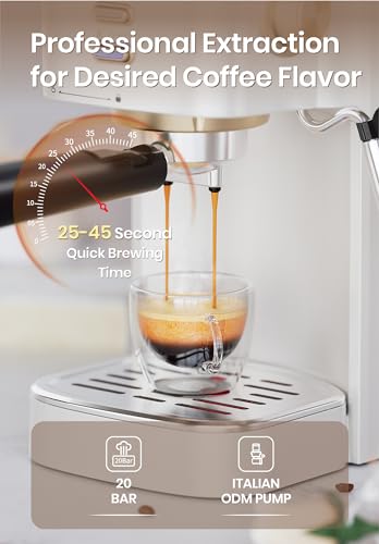 High Pressure Espresso Machine with Milk Frother/Wand