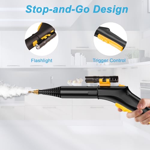 High Pressure Handheld Steamer for Keto Cleaning: CAYAMA Steam Cleaner