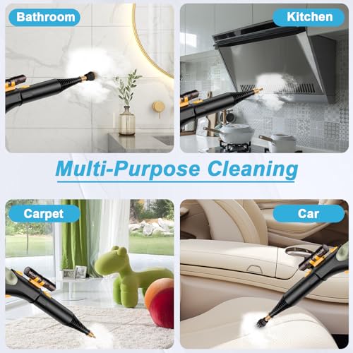High Pressure Handheld Steamer for Keto Cleaning: CAYAMA Steam Cleaner