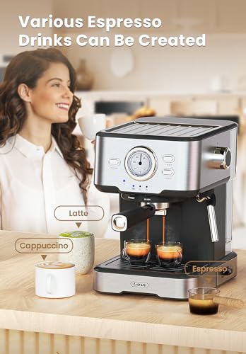 Gevi Espresso Machine with Milk Frother for Keto Diets