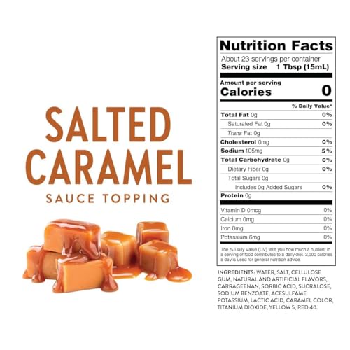 Jordan Skinny Salted Caramel & Dark Chocolate Espresso Syrup