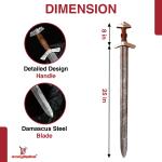 Valhalla Rising Damascus Steel Viking Sword