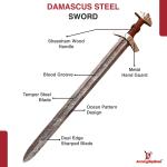Valhalla Rising Damascus Steel Viking Sword