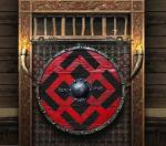 Vintage 30" Wooden Viking Round Shield