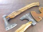 Personalized Viking Bearded Carbon Steel Hatchet