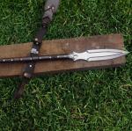 Handmade Carbon Steel Viking Spear Sword