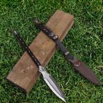 Handmade Carbon Steel Viking Spear Sword
