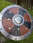 12-Inch Wooden Viking Shield with Foam Backing