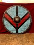 Viking Wooden Round Shield with Heavy Metal Fittings