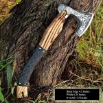 Custom High Carbon Steel Viking Axe 17.5 Inch