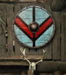 Viking Wooden Round Shield with Heavy Metal Fittings