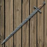 Custom Viking Sword 31" Forged Damascus Steel