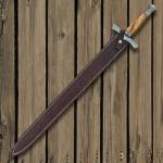 Custom Viking Sword 31" Forged Damascus Steel
