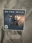 Modern .999 Silver Viking Helmet Decoration
