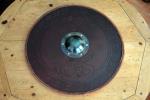27" Leather Viking Shield for LARP Adventures