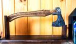 Hand Forged Viking Axe with Leather Sheath