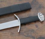 40” Viking Sword with Scabbard and Steel Hilt