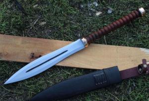 32" Custom Carbon Steel Viking Hunting Spear