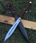 32" Custom Carbon Steel Viking Hunting Spear