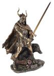 Freyr Viking God Bronze Finish Statue, 10.5 Inches