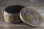 Viking Thor Hammer Dragon Longship Jewelry Box