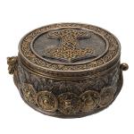 Viking Thor Hammer Dragon Longship Jewelry Box