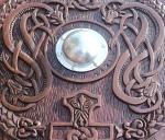 Viking Runic Wooden Shield 24 Inch Battle-Ready