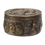Viking Thor Hammer Dragon Longship Jewelry Box