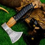 Custom Carbon Steel Viking Tomahawk Axe