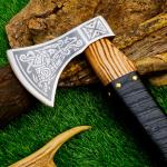 Custom Carbon Steel Viking Tomahawk Axe