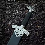 Hand Forged Viking Sword with Scabbard