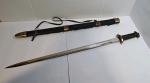 39" Viking Sword with Leather Wrapped Handle