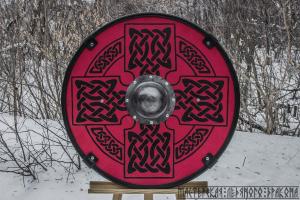 Viking Round Shield - Wood and Steel Armor