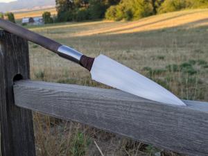 Handmade Viking Spear with Wooden Handle Decor