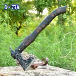 Viking Valhalla Carbon Steel Throwing Axe with Sheath