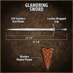 Glamdring Sword - Sharp Hand Forged Viking Blade