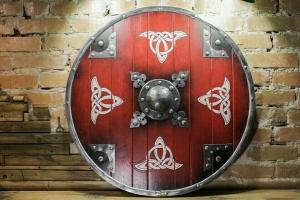 24" Authentic Viking Battleworn Wooden Shield